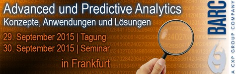 BARC-Tagung in Frankfurt: Advanced und Predictive Analytics